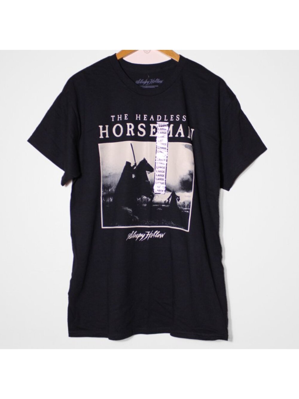 The Headless Horseman Sleepy Hollow Graphic Tee Black Size L